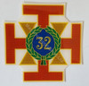 Scottish Rite 32nd Degree Car Decal