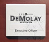 Order of DeMolay Pocket  Name Badge  