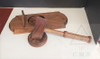  Presentation Traditional Chipping  Gavel Set