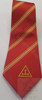 Royal Arch Crimson  100%  Silk Tie  with Gold Tau