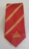 Royal Arch Crimson  100%  Silk Tie  with Gold Tau