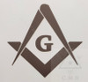 Masonic   car decal