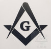 Masonic   car decal