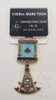 Masonic name badge with jewel hanger 