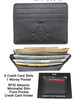 Masonic Wallet & Credit Card  Holder