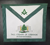  Tall Cedars of Lebanon  International  Apron     Hand Embroidered