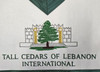  Tall Cedars of Lebanon  International  Apron     Hand Embroidered