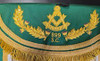 Scottish  Past Master Apron   Green   Scottish  Past Master Apron   Green