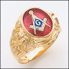 Gold Masonic ring 