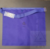 Past Masters aprons with  wreath    Hand Embroidered
