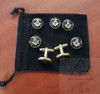 Masonic Cufflinks and Stud set