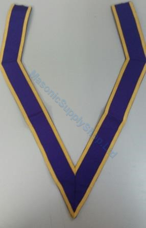 Grand Lodge with Purple Velvet Masonic Chain Collar Gold