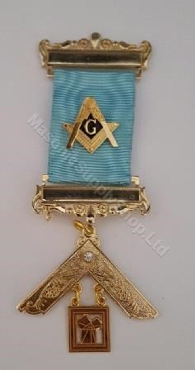 PM3-PB Masonic Past Master's Jewel with Engraving Bar 