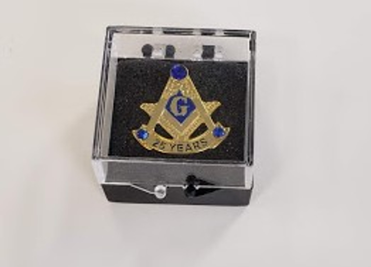 Masonic 60 Year Membership Lapel Pin