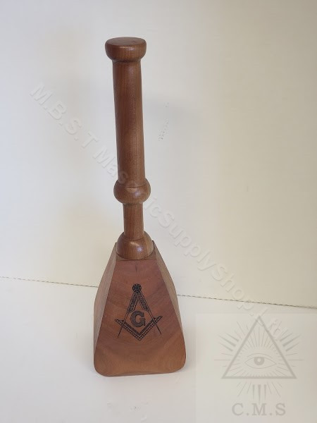 Masonic Upright Presentation Gavel