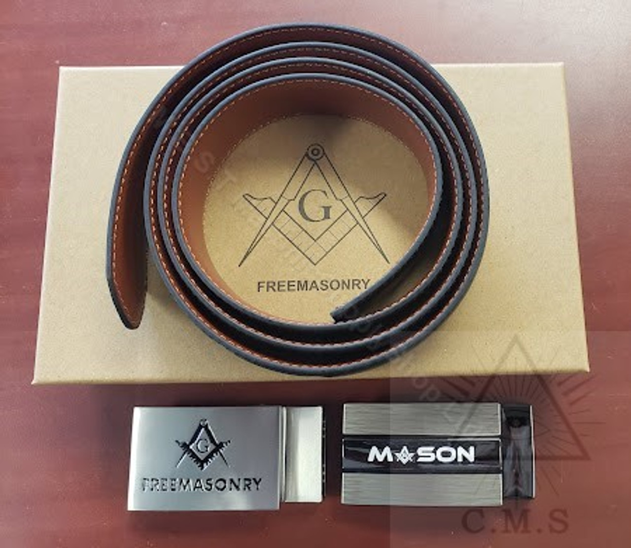 Masonic Men's Reversible Belt