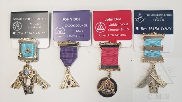 Masonic Name Badges - Main Image
