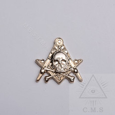Masonic Skull  lapel pin