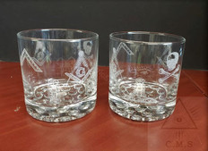 Masonic Whiskey Glasses