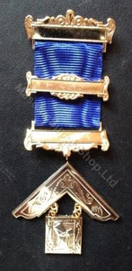 Masonic Past Masters Jewel   Blue Ribbon