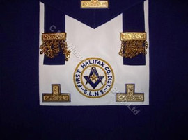 District Deputy Grand Master Undress Aprons  with District and Star