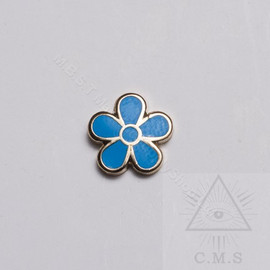Masonic Forget Me Not Lapel pin