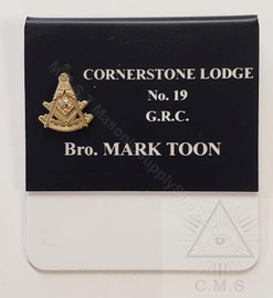 masonic past masters name badge