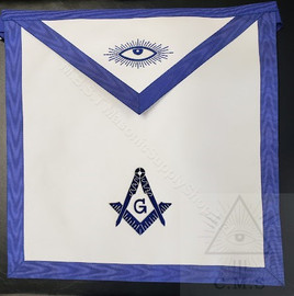 Texas style Master Mason Apron