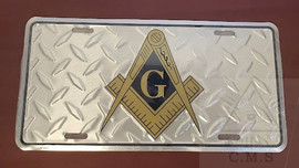 Masonic License Plate  Covers