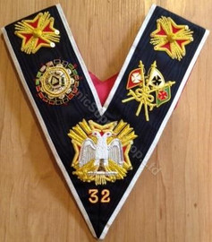 Scottish Rite 32 degree collar