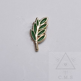 Masonic Acacia  Leaf  lapel Pin