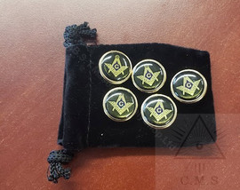 Masonic button covers