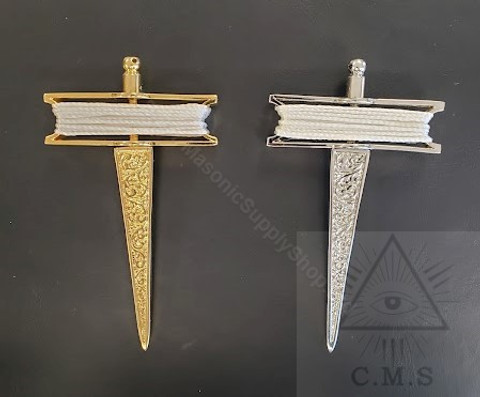 Masonic Skerrit 
available in Gold or Silver finish