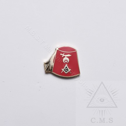 Shrine fez  lapel Pin