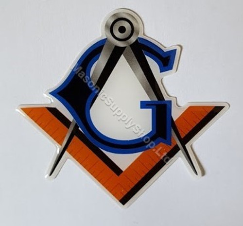 Masonic Car Decal