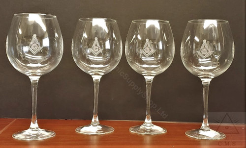 Masonic Wine glasses 