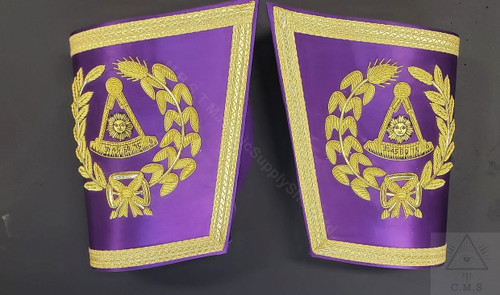 Masonic Grand Lodge Cuffs  Gauntlets 