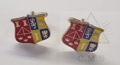 Custom Made Masonic Cuff Links