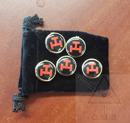 Royal Arch button covers