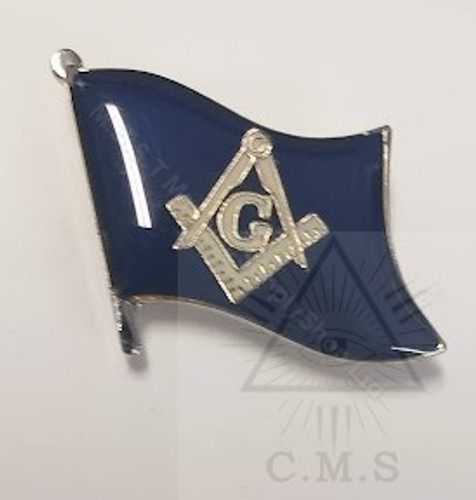 Masonic Flag Lapel Pin