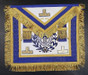 Royal Blue PM Apron  with  Fringe & Lodge Badge
