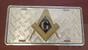 Masonic License Plate  Covers