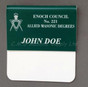 Pocket Name Badges,  Assorted Colours & Emblems  Available