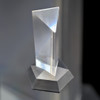 TEDCO Light Crystal Prism -4.5 inch – Optical Science Toy for Kids – Reflective Light & Symmetry Learning Tool – Made in USA – Ages 8+