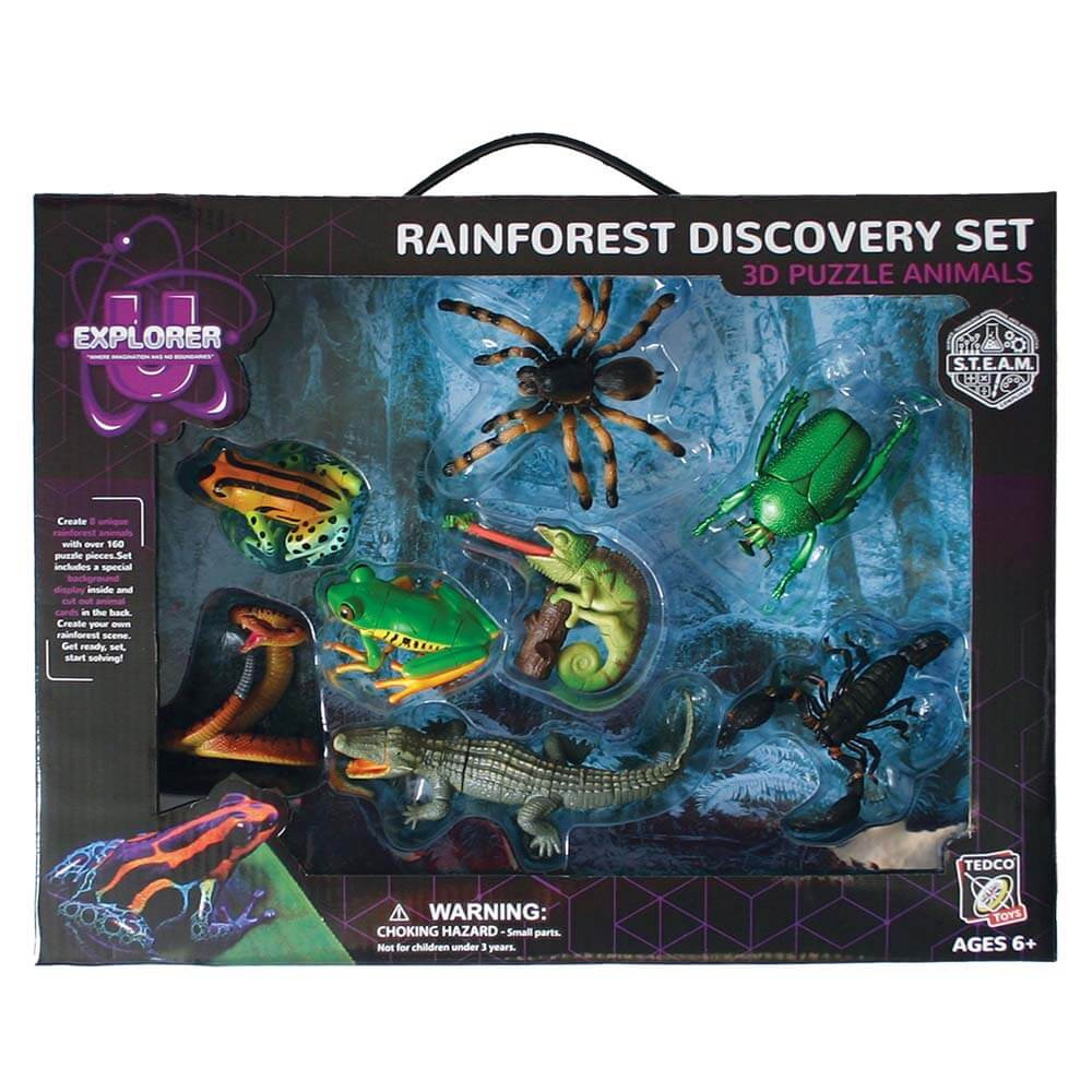 Coffret Animalia 3D - 4 Film: Orsi Polari, Dinosauri, Predatori Dell'Oceano, Africa Selvaggia