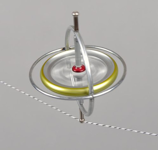 TEDCO Classic Gyroscope – Nostalgic Metal Gyro Toy for Kids & Adults – Vintage Educational STEM Toy Made in USA