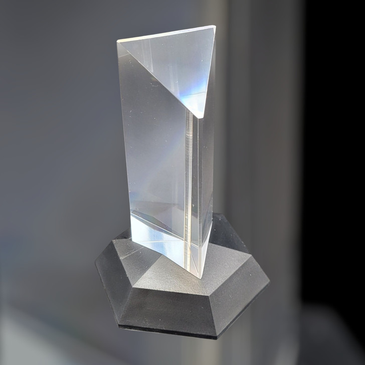 TEDCO Light Crystal Prism -4.5 inch – Optical Science Toy for Kids – Reflective Light & Symmetry Learning Tool – Made in USA – Ages 8+