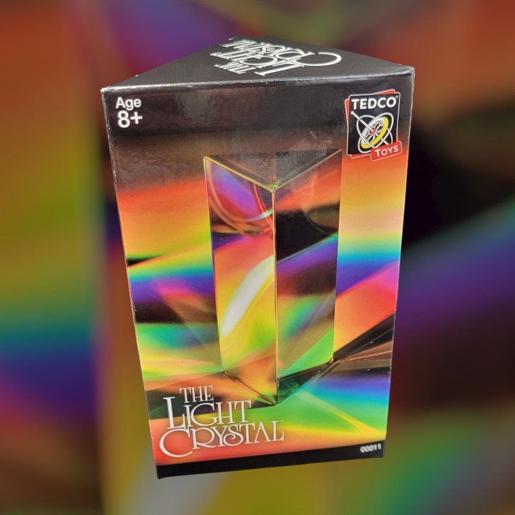 Light Crystal Prism -4.5 inch – Optical Science Toy for Kids – Reflective Light & Symmetry Learning Tool – Made in USA – Ages 8+