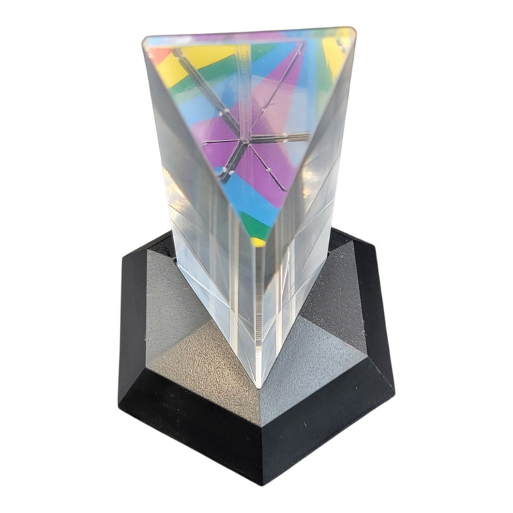 TEDCO Light Crystal Prism -4.5 inch – Optical Science Toy for Kids – Reflective Light & Symmetry Learning Tool – Made in USA – Ages 8+