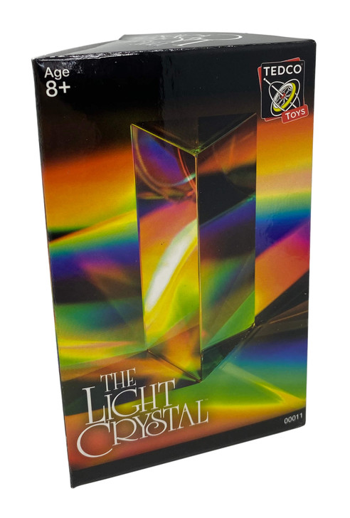 TEDCO Light Crystal Prism -4.5 inch – Optical Science Toy for Kids – Reflective Light & Symmetry Learning Tool – Made in USA – Ages 8+